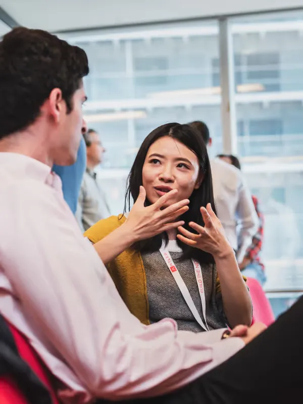 Female partner coaching Antler founder